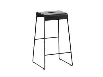 A-STOOL - High sled base powder coated steel stool by Zone Denmark - view 2